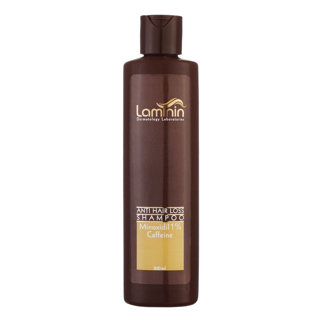 شامپو تقویت کننده  Laminin مدل Caffeine حجم 200ml مناسب انواع مو 